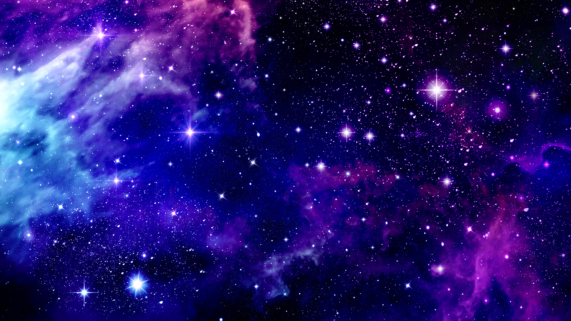 purple galaxy stars