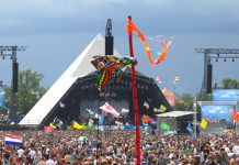 EV charging at Glastonbury Festival