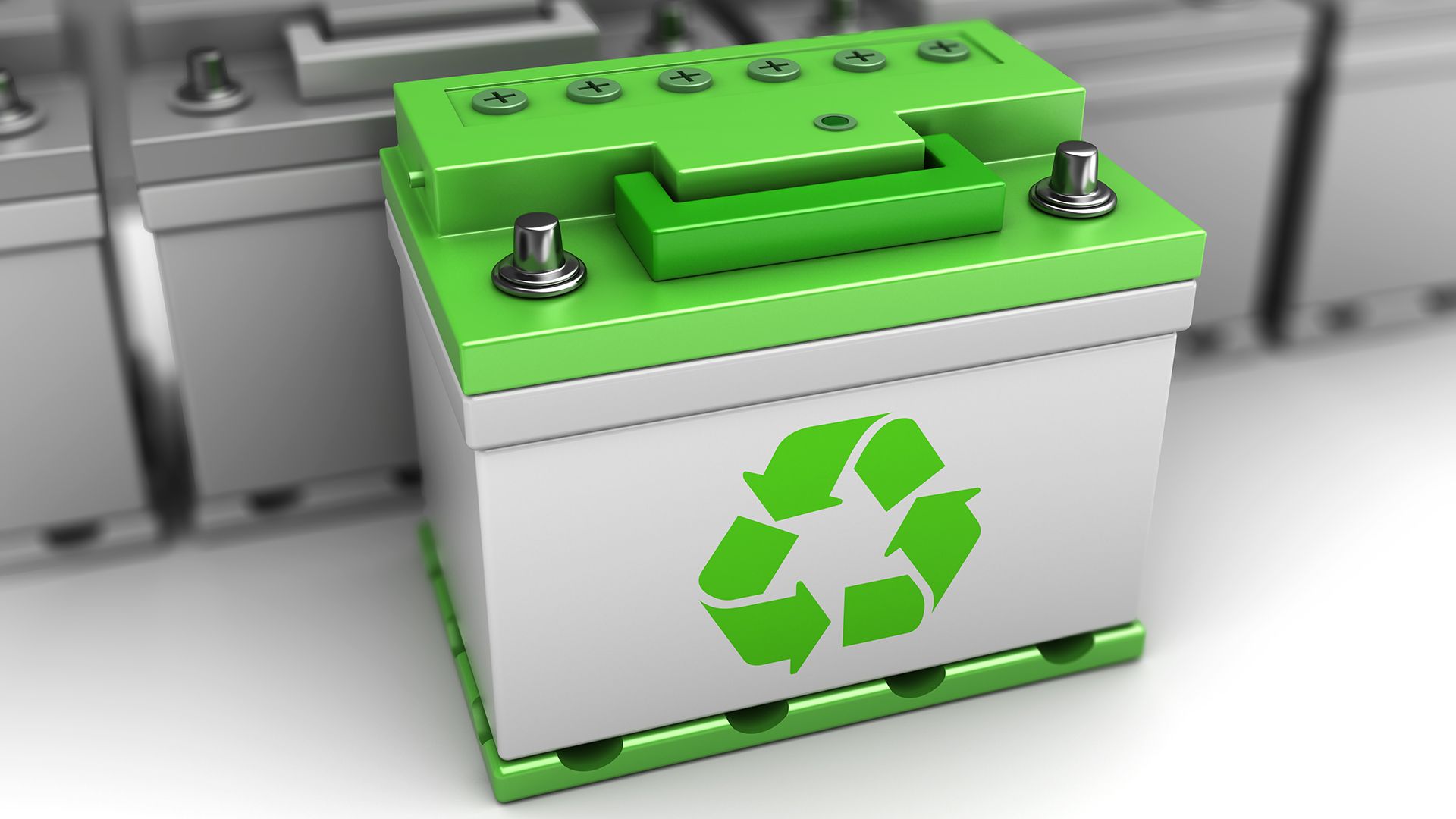 What happens when batteries are recycled?