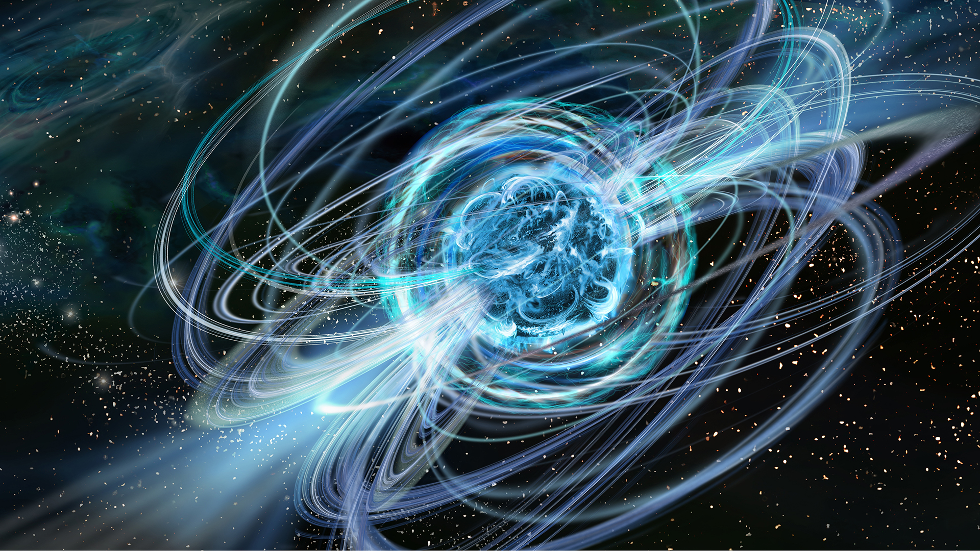 magnetic field nasa quasar
