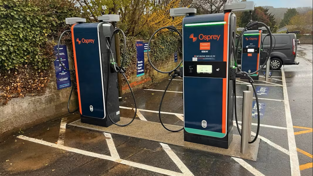 Osprey to build Scotland’s largest ultra-rapid EV charging hub