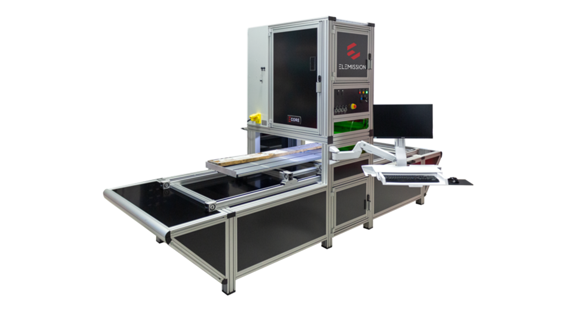 Fig. 1: ECORE LIBS drill core scanner manufactured by ELEMISSION Inc.