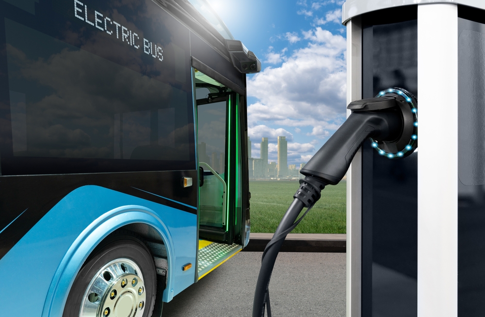 electric bus charging 