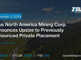 Zeus North America Mining Corp.