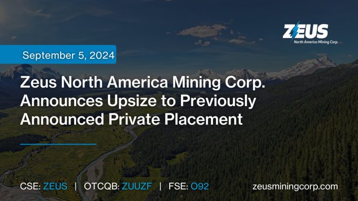 Zeus North America Mining Corp.