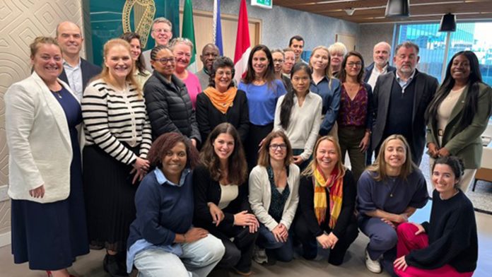 The OKEANO CSA consortium convening in the Embassy of Ireland, Canada, on the occasion of the All-Atlantic Forum 2024