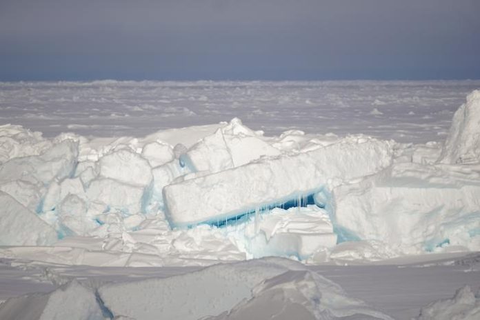 arctic pressure ridges